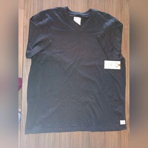 Men's Black V-Neck Shirt